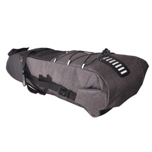 Sakwa rowerowa podsiodłowa, czarna, STELLA, grafitowo-czarna, BN92990, sakwa do gravela lub MTB