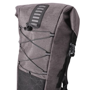 Sakwa rowerowa podsiodłowa, czarna, STELLA, grafitowo-czarna, BN92990, sakwa do gravela lub MTB