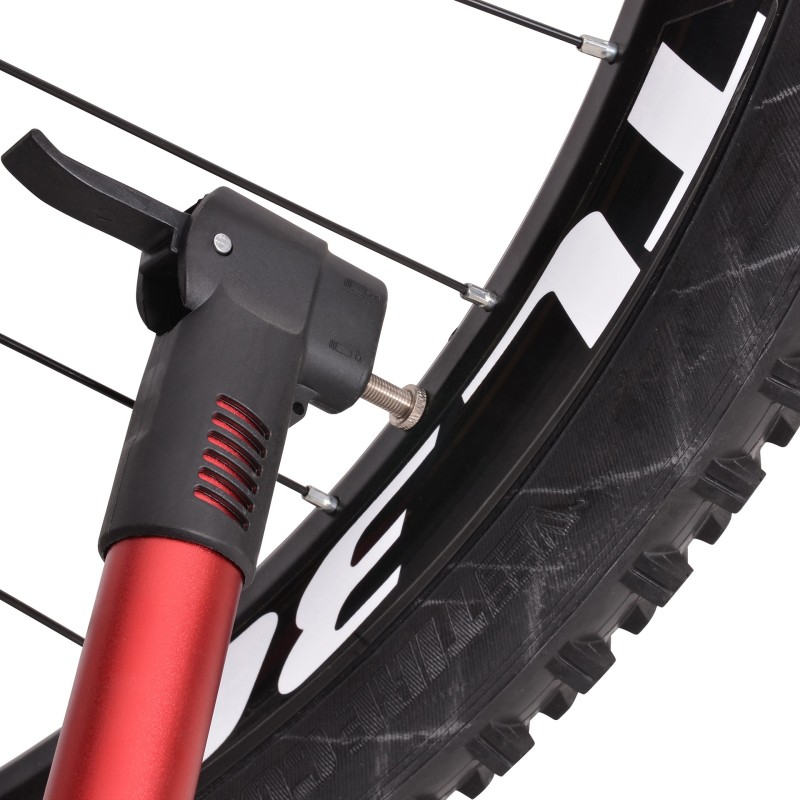 Pompka rowerowa mini DUAL, czerwona