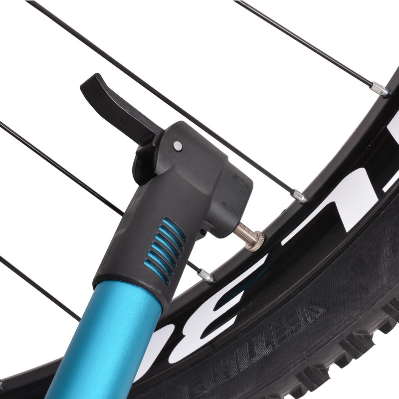 Pompka rowerowa mini DUAL, niebieska