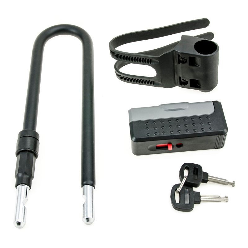 Zapięcie rowerowe na klucz U LOCK SHACKLE, 290x100 mm