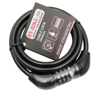 Zapięcie rowerowe na szyfr BY-BIKE, 8x1800 mm