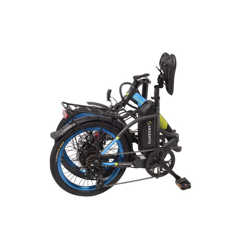 Rower elektryczny składany ARGENTO PIUMA BLUE