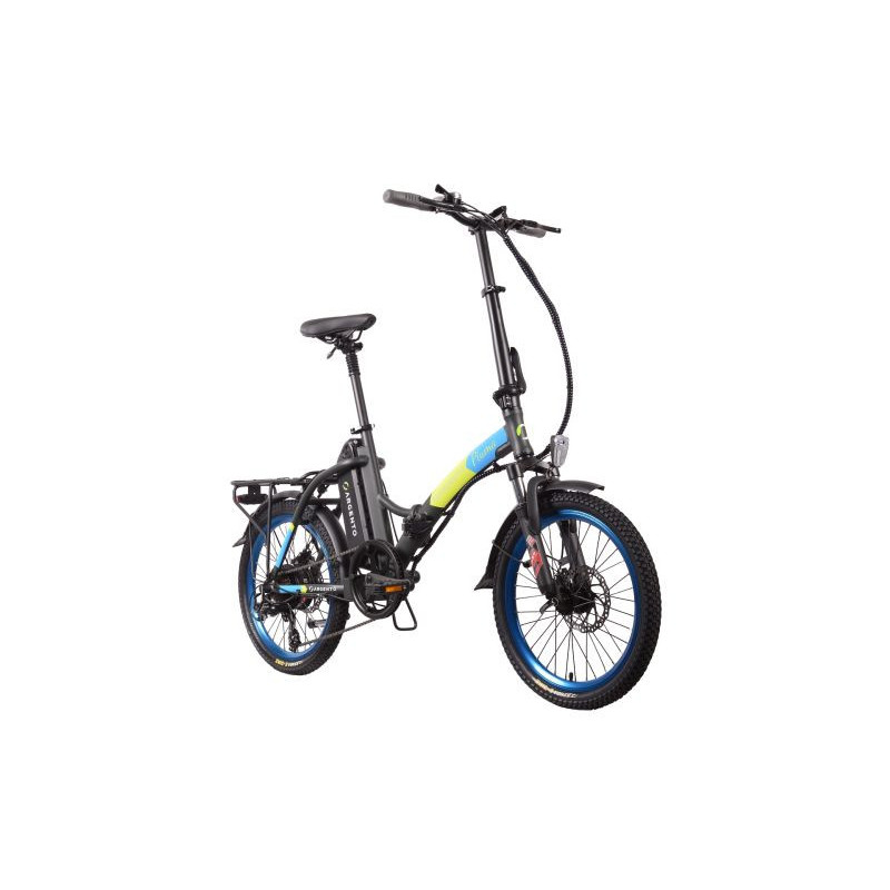 Rower elektryczny składany ARGENTO PIUMA BLUE