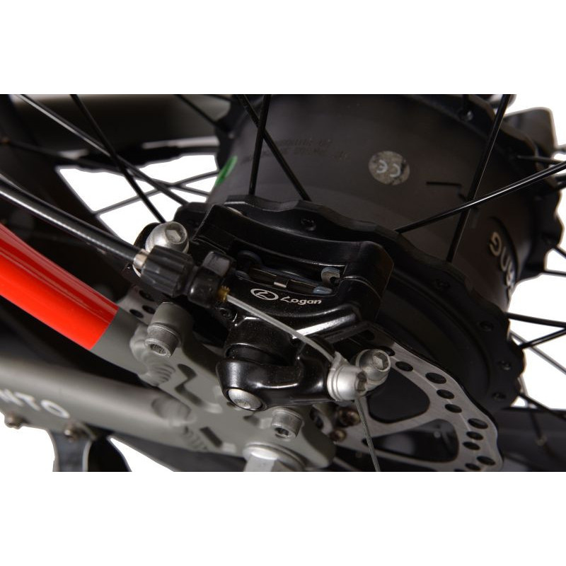 Rower elektryczny składany FAT ARGENTO MINI MAX RED