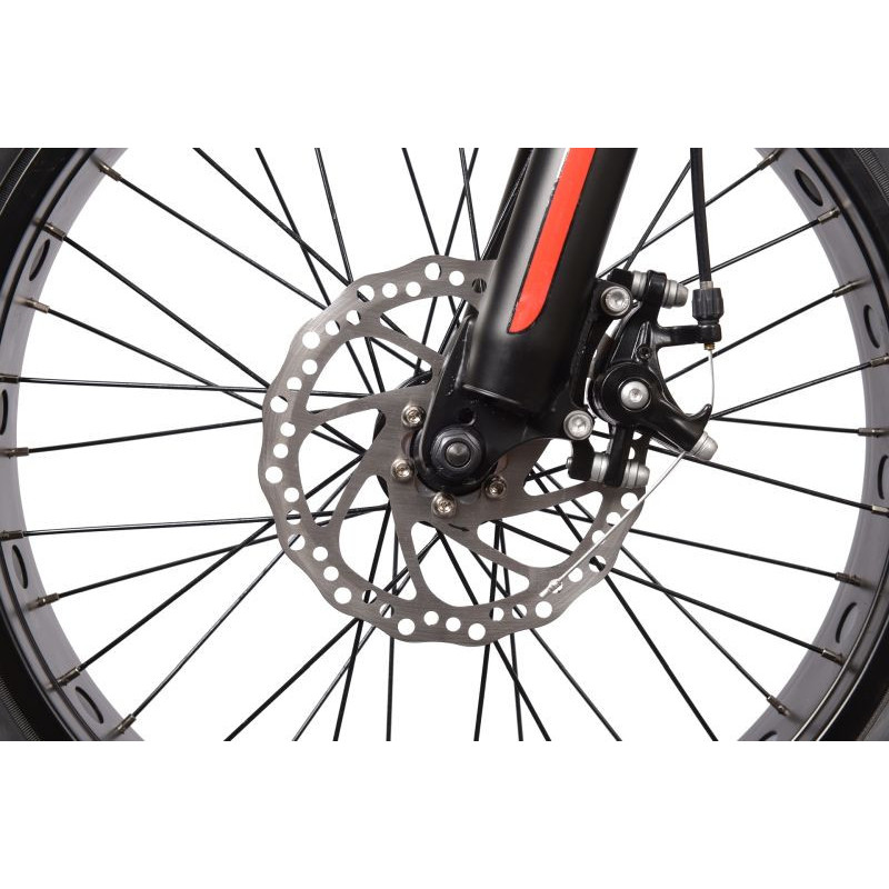 Rower elektryczny składany FAT ARGENTO MINI MAX RED