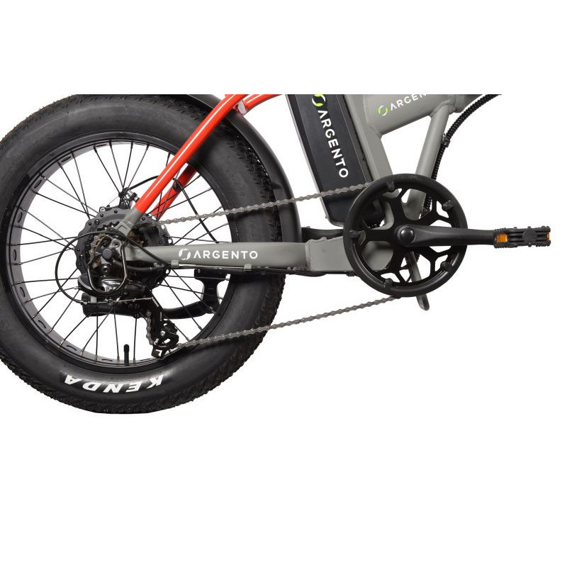 Rower elektryczny składany FAT ARGENTO MINI MAX RED