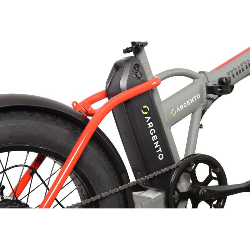 Rower elektryczny składany FAT ARGENTO MINI MAX RED