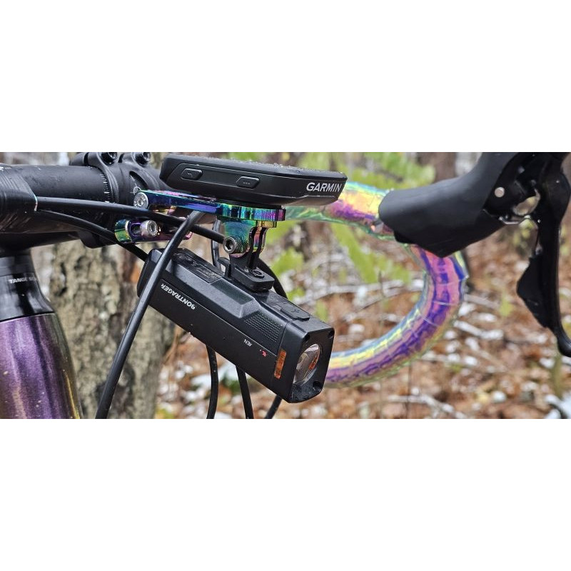 Uchwyt GUB 696 na licznik i lampkę lub kamerę montowany do mostka