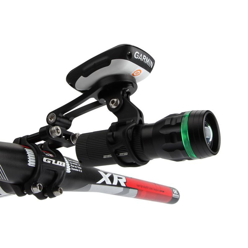 Uchwyt GUB 696 na licznik i lampkę lub kamerę montowany do mostka