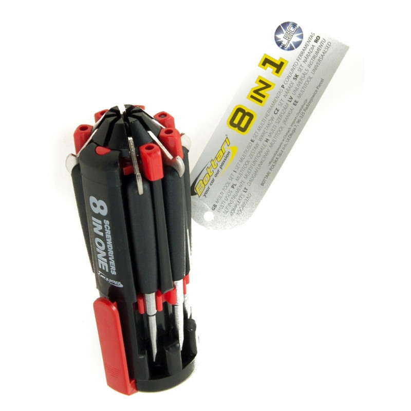 Zestaw wkrętaków 8w1