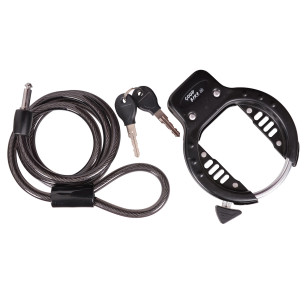 Zapięcie rowerowe 10x1500 mm z blokadą koła COMPACT CITY