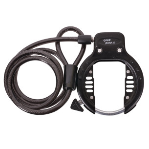 Zapięcie rowerowe 10x1500 mm z blokadą koła COMPACT CITY