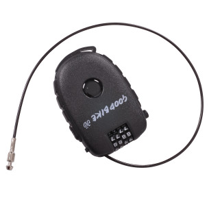 Zapięcie szyfrowe TASCA, linka 3x750 mm