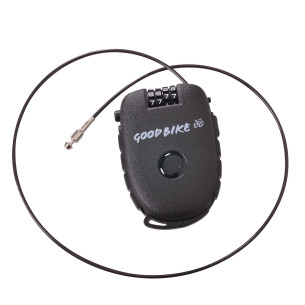 Zapięcie szyfrowe TASCA, linka 3x750 mm