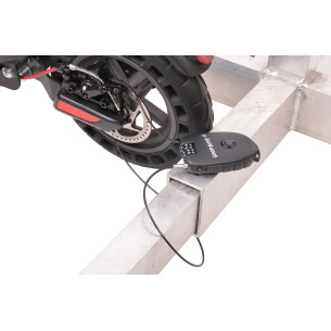 Zapięcie szyfrowe TASCA, linka 3x750 mm