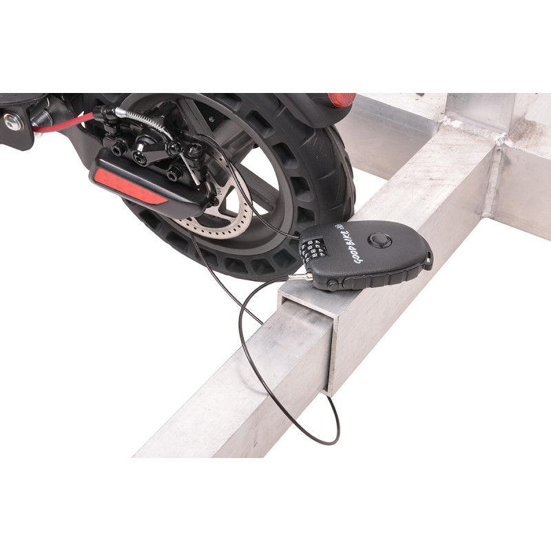 Zapięcie szyfrowe TASCA, linka 3x750 mm