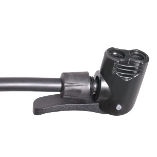 Rowerowa pompka warsztatowa z manometrem BAT-PUM końcówka zaciskowa