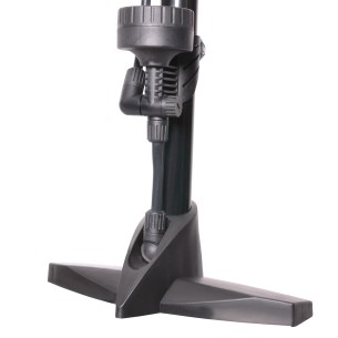 Rowerowa pompka warsztatowa z manometrem BAT-PUM stopka stabilizująca pompkę