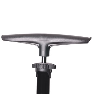 Rowerowa pompka warsztatowa z manometrem BAT-PUM podwójny uchwyt