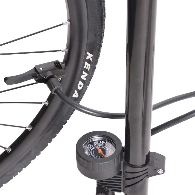 Rowerowa pompka warsztatowa z manometrem BAT-PUM z wężykiem