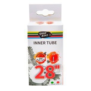 Dętka rowerowa na koła 28" i rozmiary opon 700x35-43C z gumy naturalnej, wentyl Presta 48 mm, opakowanie karton