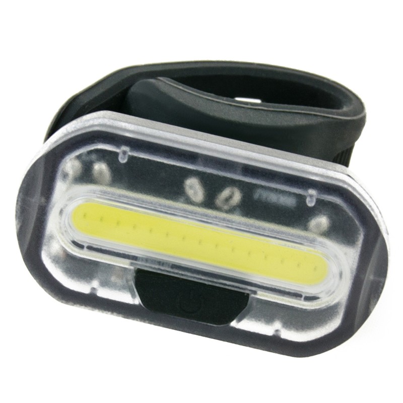 lampka rowerowa przednia, LED, białe światło, 2 x CR2032, instalacja bez narzędzi, BN94327