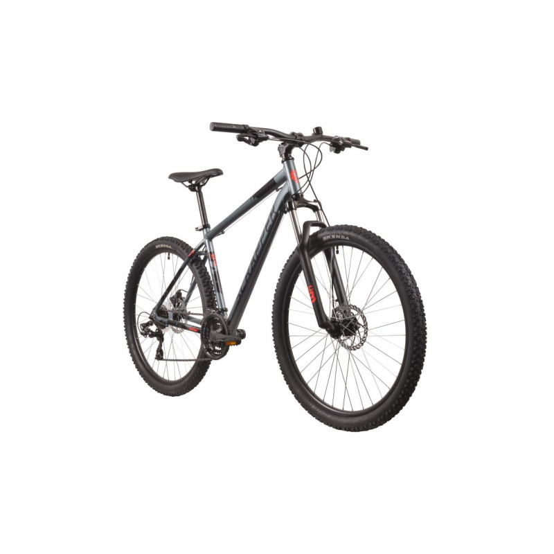 Rower MTB SCRAPPER XC3.1LTD 27.5 21s, rozm. 18" srebrno - czerwony