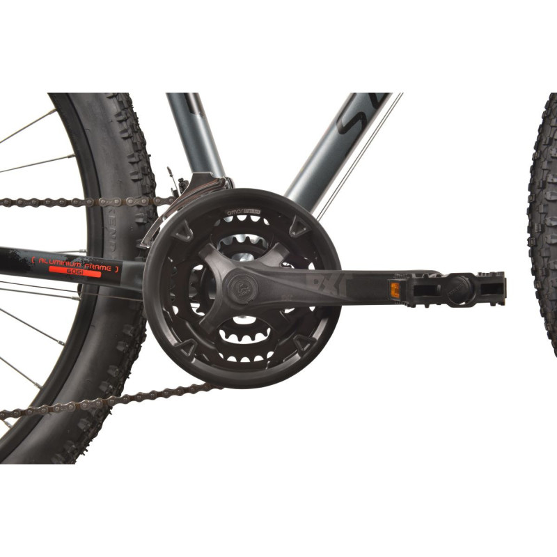 Rower MTB SCRAPPER XC3.1LTD 27.5 21s, rozm. 18" srebrno - czerwony