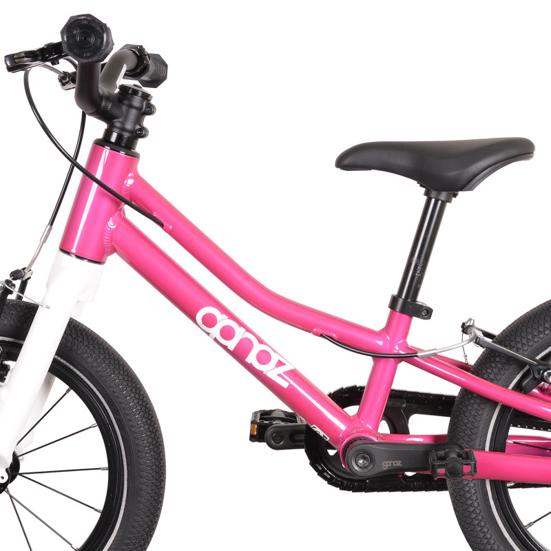 Rower dziecięcy Ganaz Ultralight 14", różowy