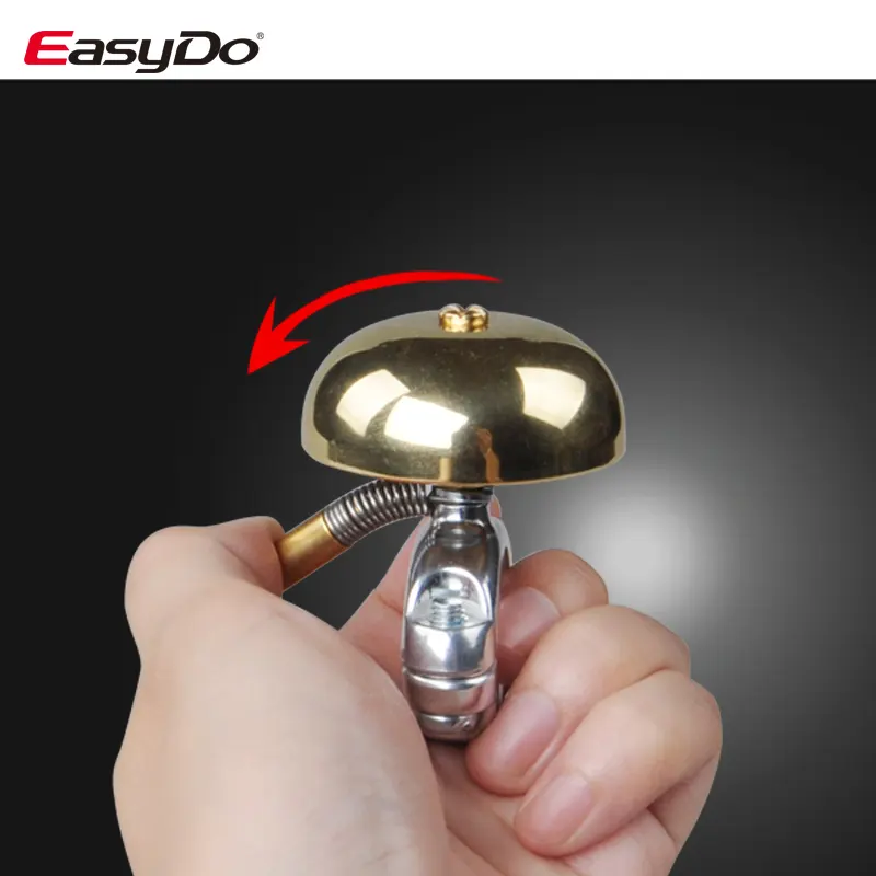 Dzwonek rowerowy EASYDO, 45 mm, złoty