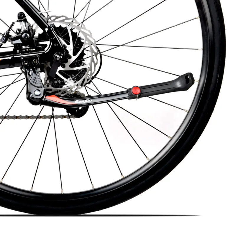 Podpórka rowerowa EASYDO, regulowana, 18 mm, czarno-niebieska