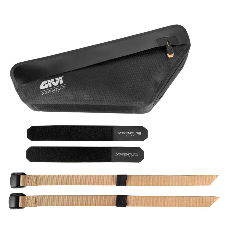 Sakwa pod ramę GIVI GATE, pojemność 2 L, sakwa pod ramę, czarna, sakwa na gravela