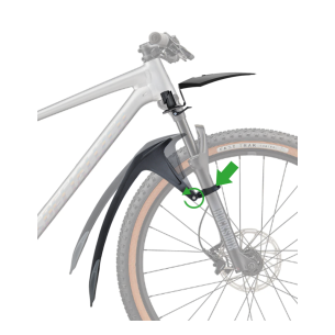 Komplet błotników rowerowych RBRL RL-1200F/R