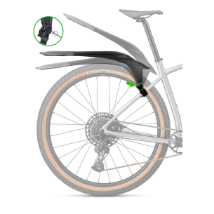 Komplet błotników rowerowych RBRL RL-1200F/R