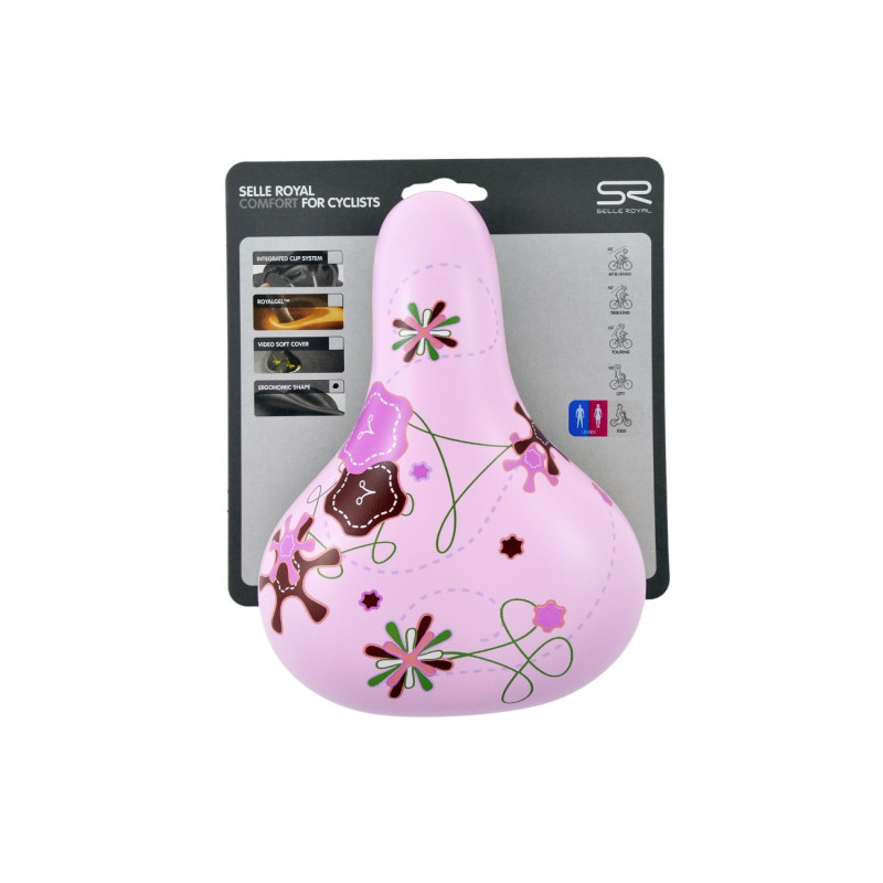 Siodełko rowerowe SELLE ROYAL JUNIOR FLOWER