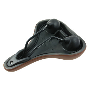 Siodełko rowerowe CITY CLASS, brązowe