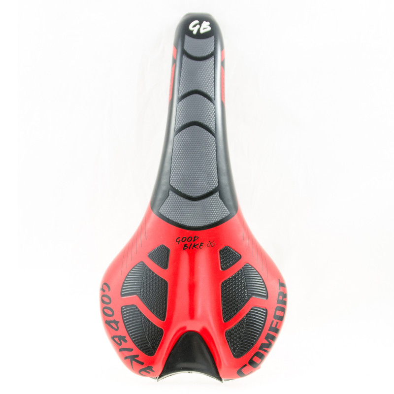 Siodełko rowerowe WHIM, czarno-czerwone