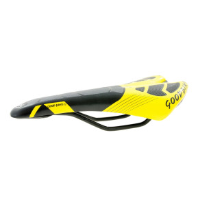 Siodełko rowerowe WHIM, żółto-czarne