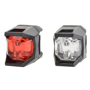 Lampki rowerowe LED 2 szt. światło czerwone i białe, BN92330