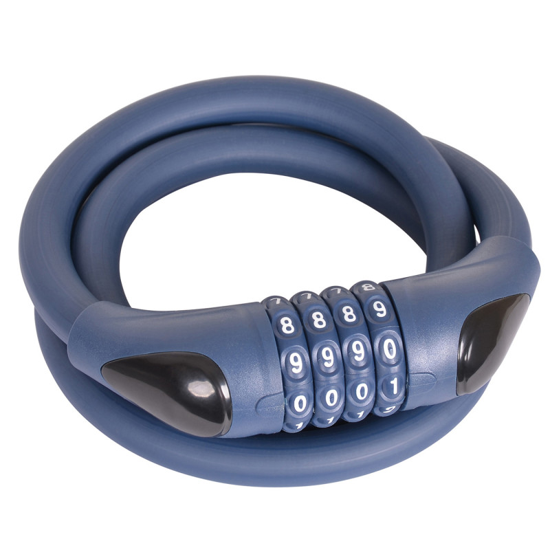 Zapięcie rowerowe na szyfr CYPHER R24, 15x1000mm, niebieskie