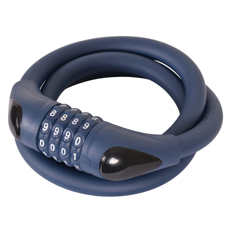 Zapięcie rowerowe na szyfr CYPHER R24, 15x1000mm, niebieskie