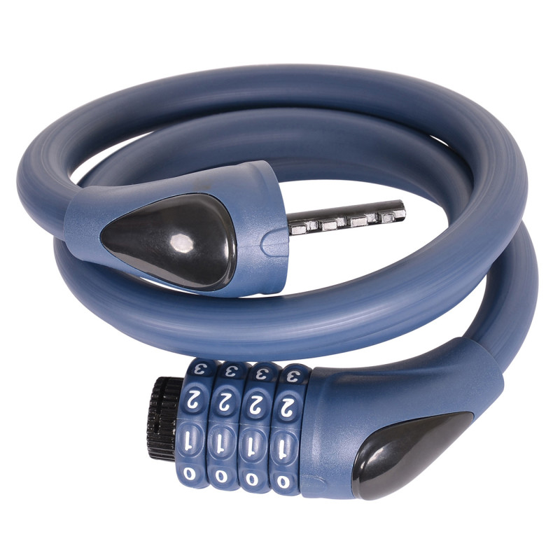 Zapięcie rowerowe na szyfr CYPHER R24, 15x1000mm, niebieskie