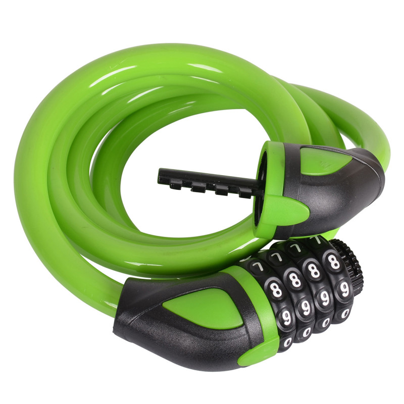 Zapięcie rowerowe na szyfr CYPHER R24, 12x1200mm, zielone