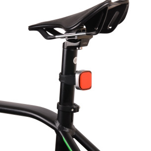 Zestaw lampek rowerowych, LI-ION COB, akumulator USB