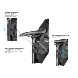 Sakwa podsiodłowa GIVI HUMP_R, 13 do 17L