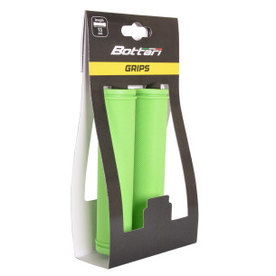 Chwyty do kierownicy SMOOTH, zielone, komplet chwytów