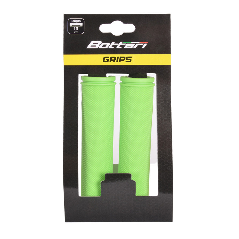 Chwyty do kierownicy SMOOTH, zielone, komplet chwytów