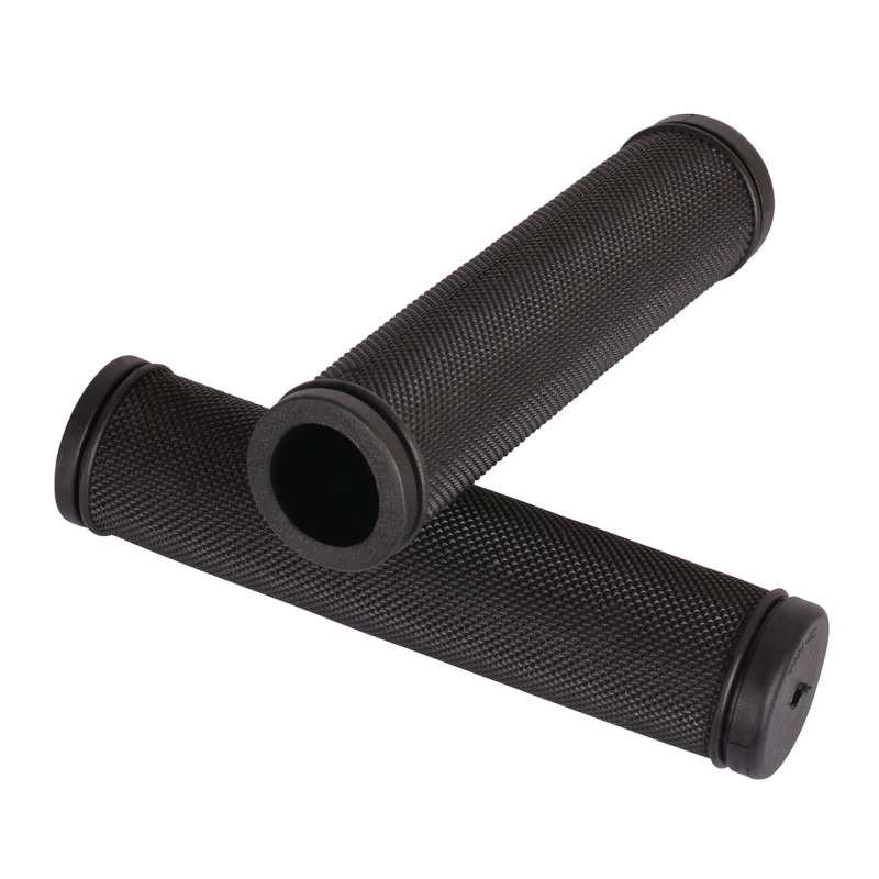 Chwyty do kierownicy SMOOTH, czarne, komplet chwytów