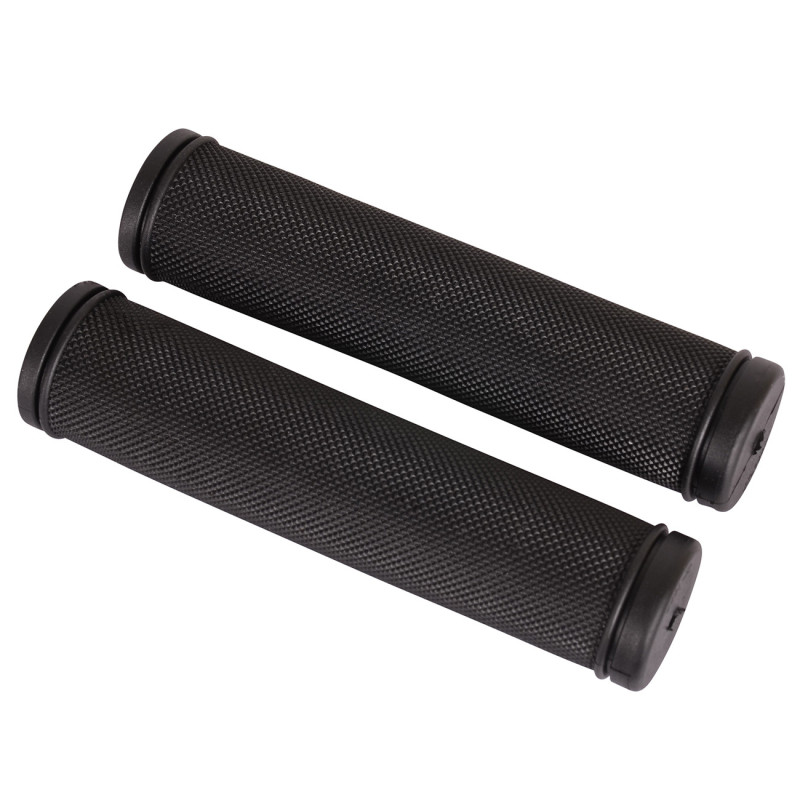 Chwyty do kierownicy SMOOTH, czarne, komplet chwytów